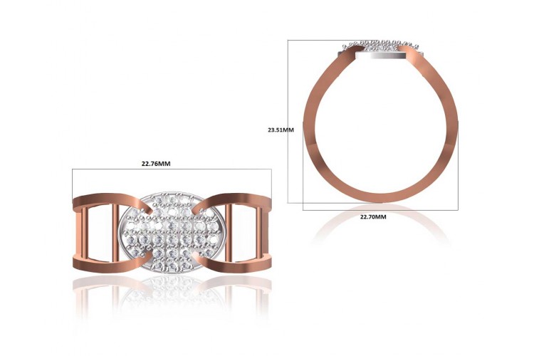 Robin diamond ring in 18k Gold